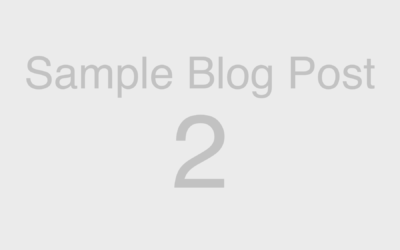 Web Blocks: Sample Blog Post 2